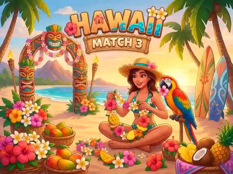 Hawaii Match 3 — gratis online spil