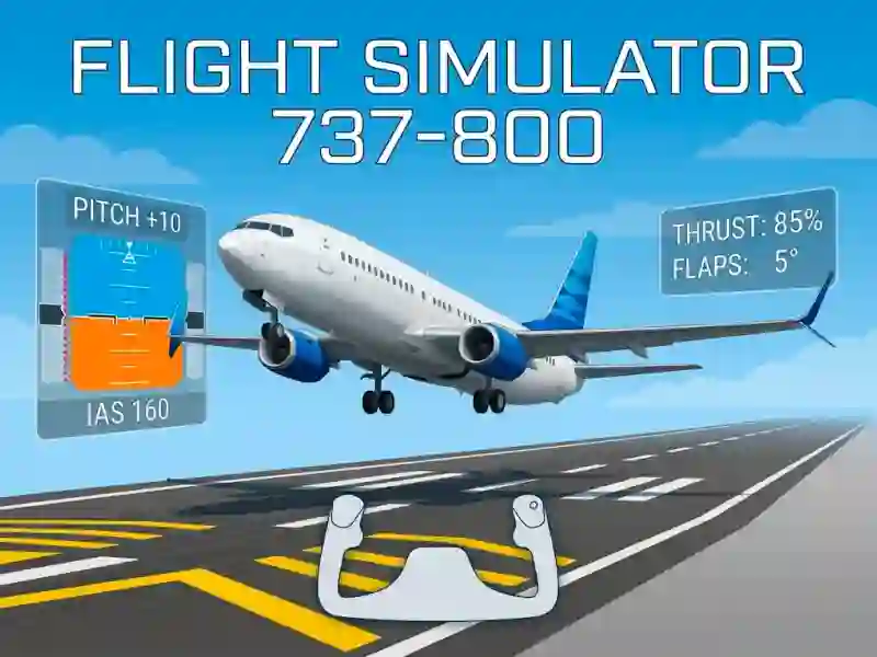 Flight Simulator 737-800 — gratis online game