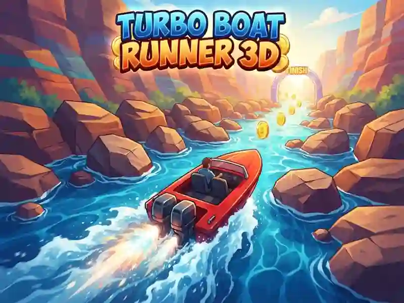 Turbo Boat Runner 3D — hra zdarma v prohlížeči