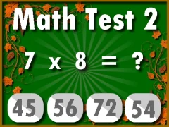 Math Test 2 — joc online gratuit