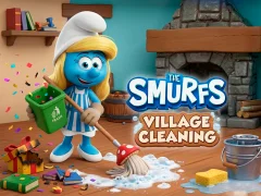 The Smurfs Village Cleaning — darmowa gra online