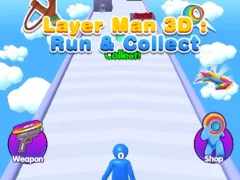 Layer Man 3d Run Collect — bezplatná online hra