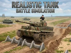 Realistic Tank Battle Simulation — bezplatná online hra