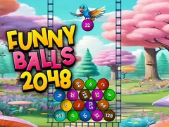 Funny Balls 2048 — gratis online spil