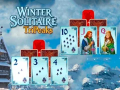 Winter Solitaire TriPeaks – kostenloses Online-Spiel