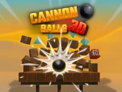 Cannon Balls 3D — gratis online spil