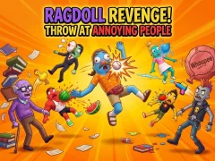 Ragdoll Revenge! Throw at Annoying People — free online game