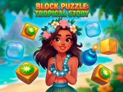 Block Puzzle Tropical Story — juego gratis online
