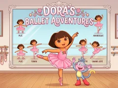 Dora's Ballet Adventures — online hra zdarma