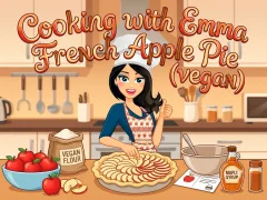 Cooking with Emma French Apple Pie vegan — bezplatná online hra