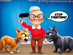 Cat and Granny — besplatna online igra