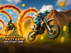 Adventure Crazy Ramp Bike Stunt Game — δωρεάν online παιχνίδι
