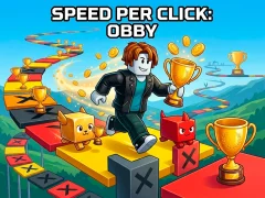 Speed per Click: Obby — joc online gratuit