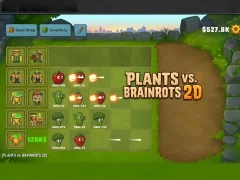 Plants vs Brainrots 2D — bezmaksas tiešsaistes spēle