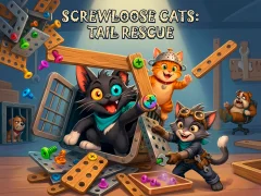 Screwloose Cats: Tail Rescue — free online game
