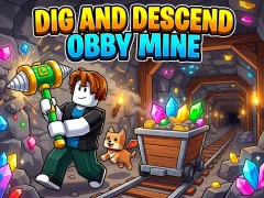 Dig and Descend: Obby Mine — เกมออนไลน์ฟรีบน YaYoYe