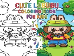 Cute Labubu Coloring Book for Kids — besplatna online igra