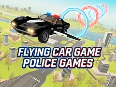 Flying Car Game Police Games — gratis online spil