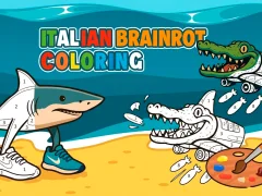 Italian Brainrot Coloring — bezmaksas tiešsaistes spēle