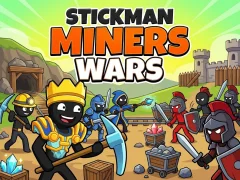 Stickman Miners Wars — free online game