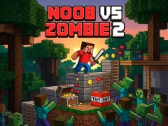 Noob vs Zombie 2 — darmowa gra online