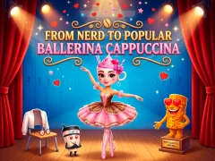 From Nerd to Popular Ballerina Cappuccina – ingyenes online játék