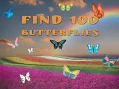 Find 100 butterflies — joc online gratuit