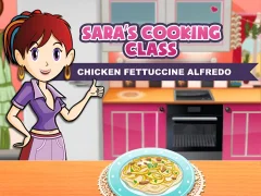 Sara's Cooking Class: Chicken Fettuccine Alfredo – kostenloses Online-Spiel