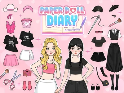 Paper Doll Diary: Dress Up DIY – ingyenes online játék