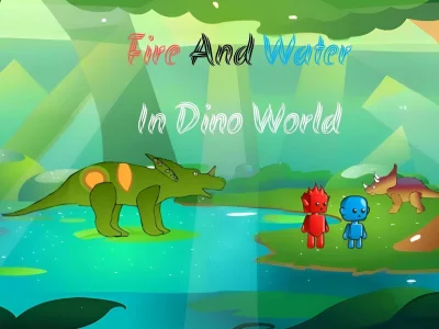 Fire And Water In Dino World — bezplatná online hra
