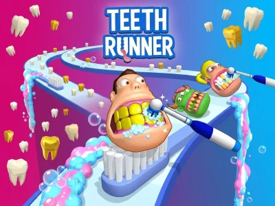 Teeth Runner — เกมออนไลน์ฟรีบน YaYoYe