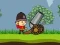 Cannons and Soldiers mountain offense — nemokamas žaidimas internete