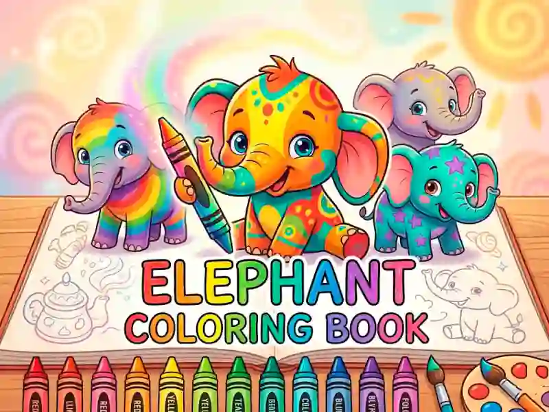Elephant Coloring Book — nemokamas žaidimas internete