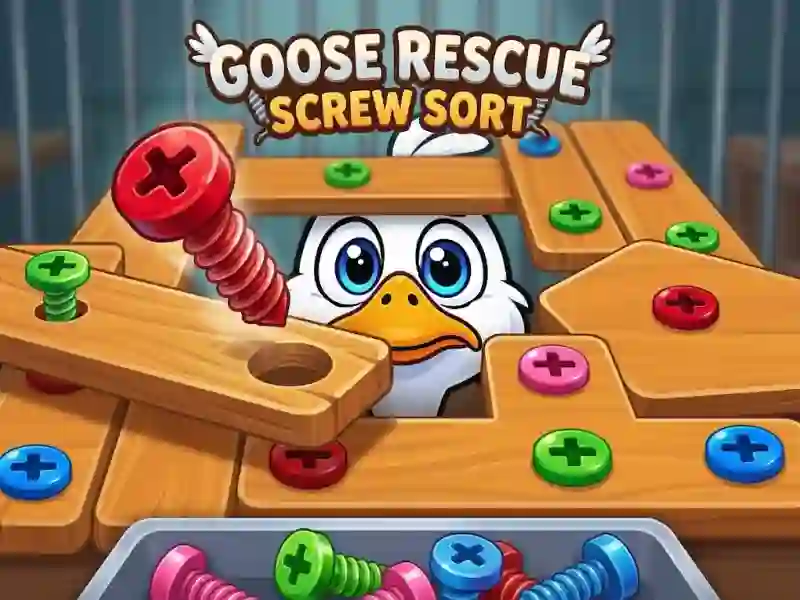 Goose Rescue: Screw Sort — free online game