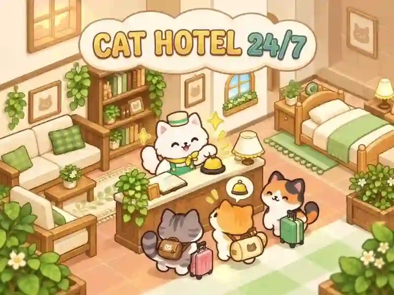 Cat Hotel 24/7 — फ्री ऑनलाइन गेम