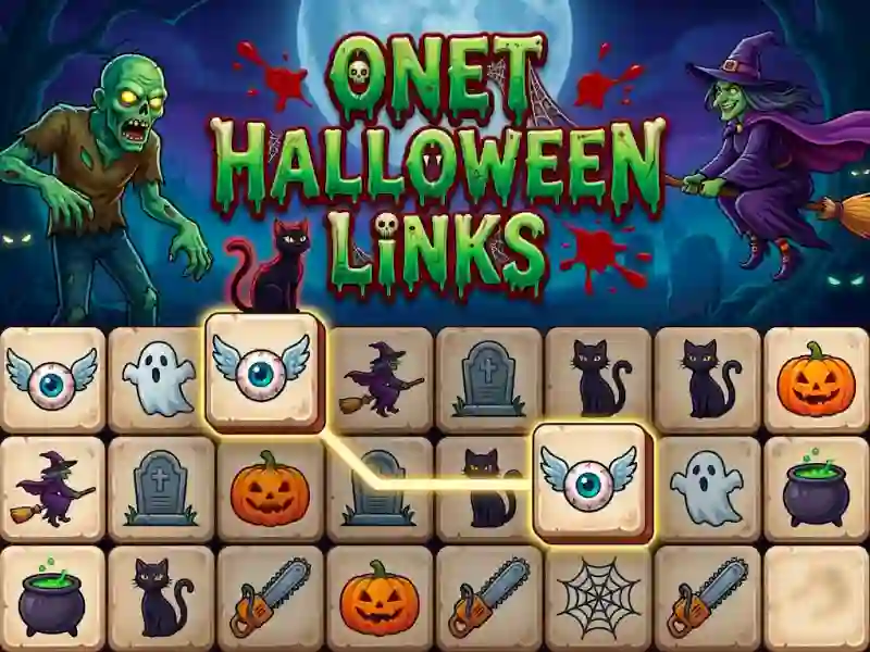 ONet Halloween Links — online hra zdarma