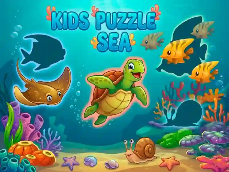 Kids Puzzle Sea — bezmaksas tiešsaistes spēle