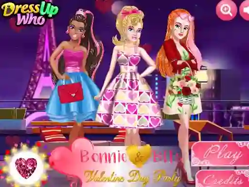 Bonnie and BFFs Valentine Day Party — मुफ्त ऑनलाइन गेम