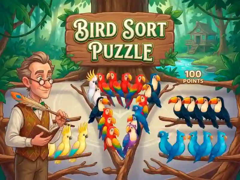 Bird Sort Puzzle — gratis online spil