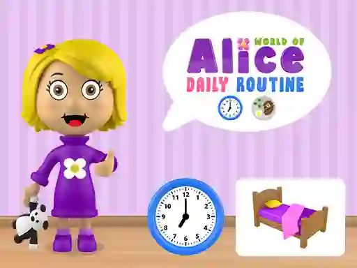World of Alice Daily Routine — jogo online grátis
