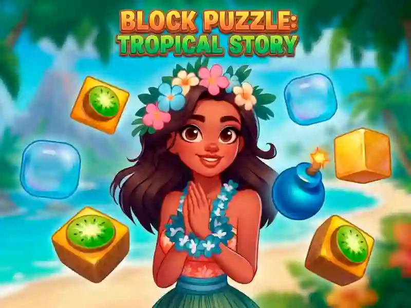 Block Puzzle Tropical Story — मुफ्त ऑनलाइन गेम