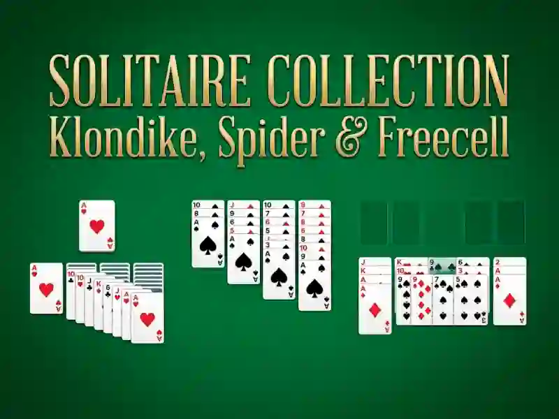 Solitaire collection: klondike, spider & freecell — online hra zdarma