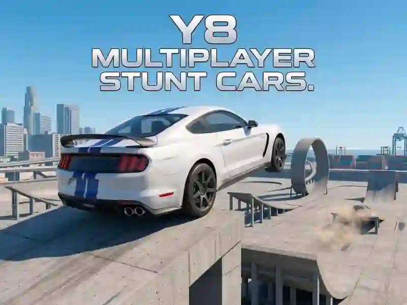 Y8 Multiplayer Stunt Cars — brezplačna spletna igra