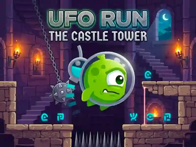 Ufo Run The castle tower — joc online gratuit