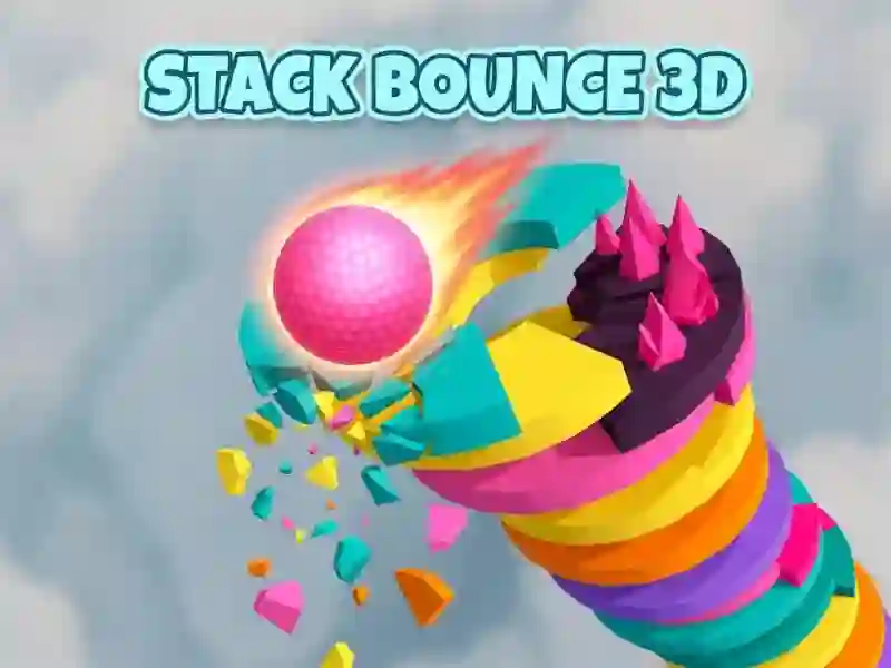 Stack Bounce 3D — juego gratis en el navegador
