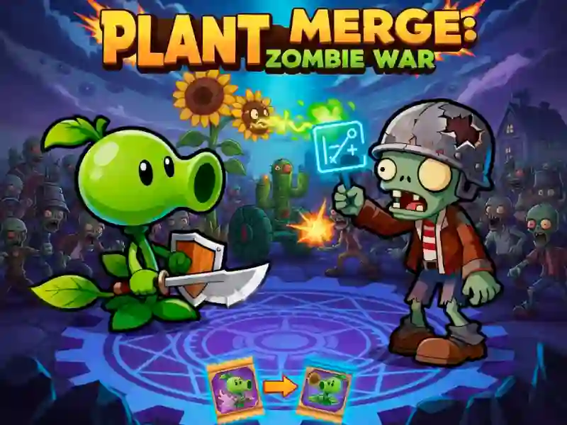 Plant Merge: Zombie War — online hra zdarma