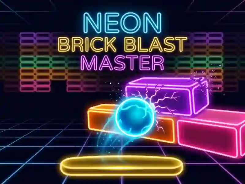 Neon Brick Blast Master — main gratis di browser