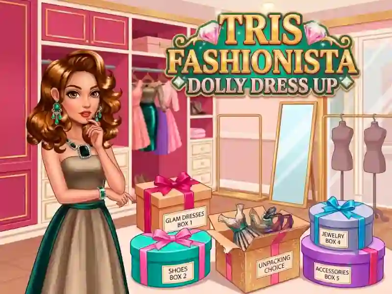 Tris Fashionista Dolly Dress Up — online hra zdarma