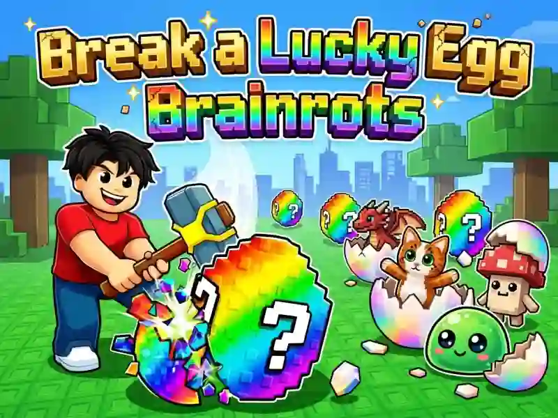 Break a Lucky Egg Brainrots — free online game