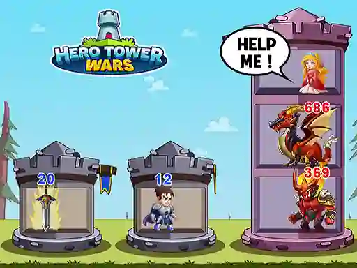 Hero Tower War — gratis online spil